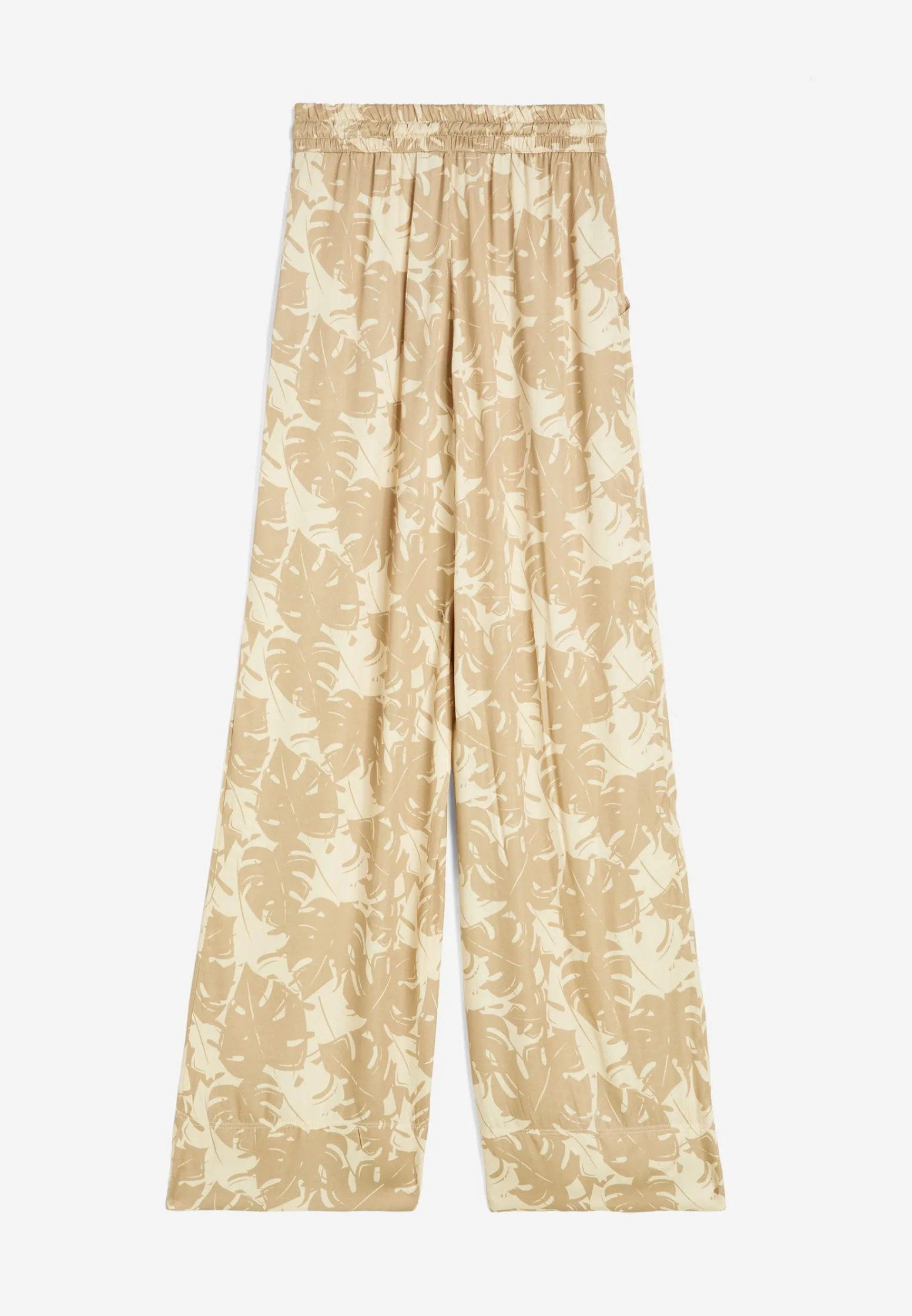 Freddy Pantaloni culotte gamba ampia in viscosa stampa tropical-Donna Pantaloni Sportivi|Tutti I Pantaloni