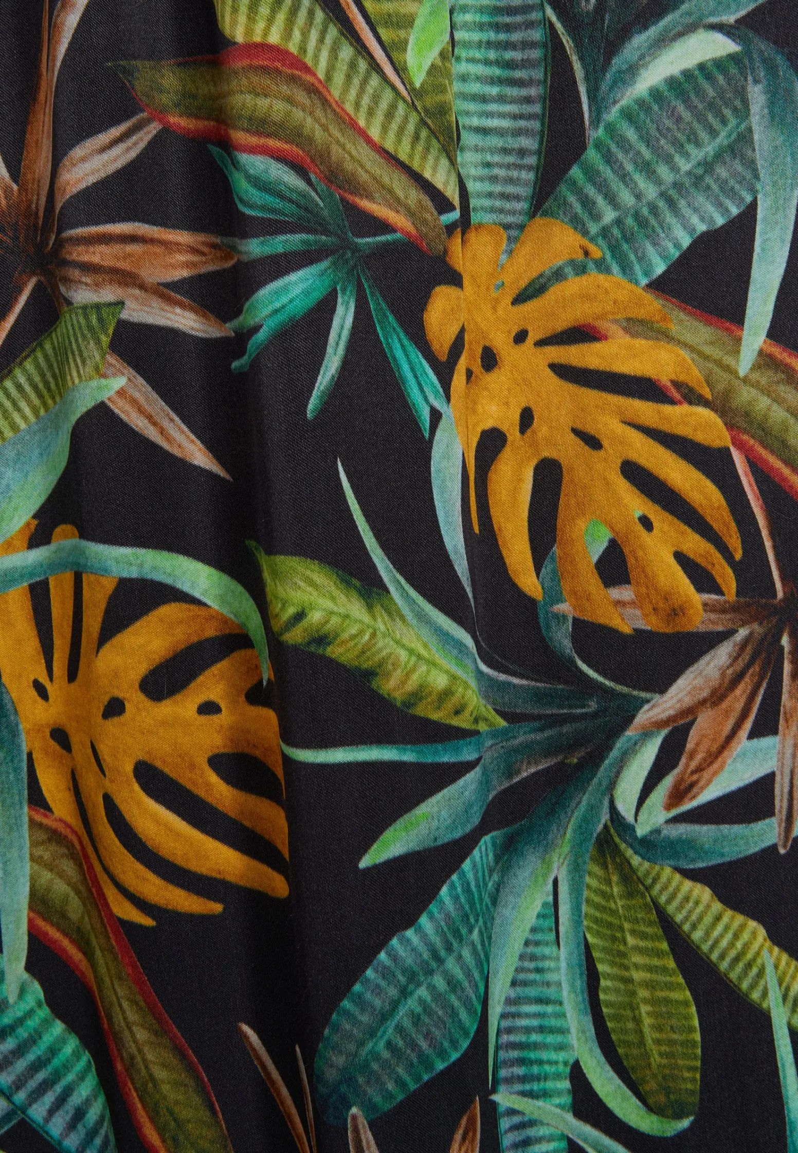 Freddy Pantaloni culotte gamba ampia in viscosa stampa tropical-Donna Pantaloni Sportivi|Tutti I Pantaloni