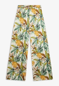 Freddy Pantaloni culotte gamba ampia in viscosa stampa tropical-Donna Pantaloni Sportivi|Tutti I Pantaloni