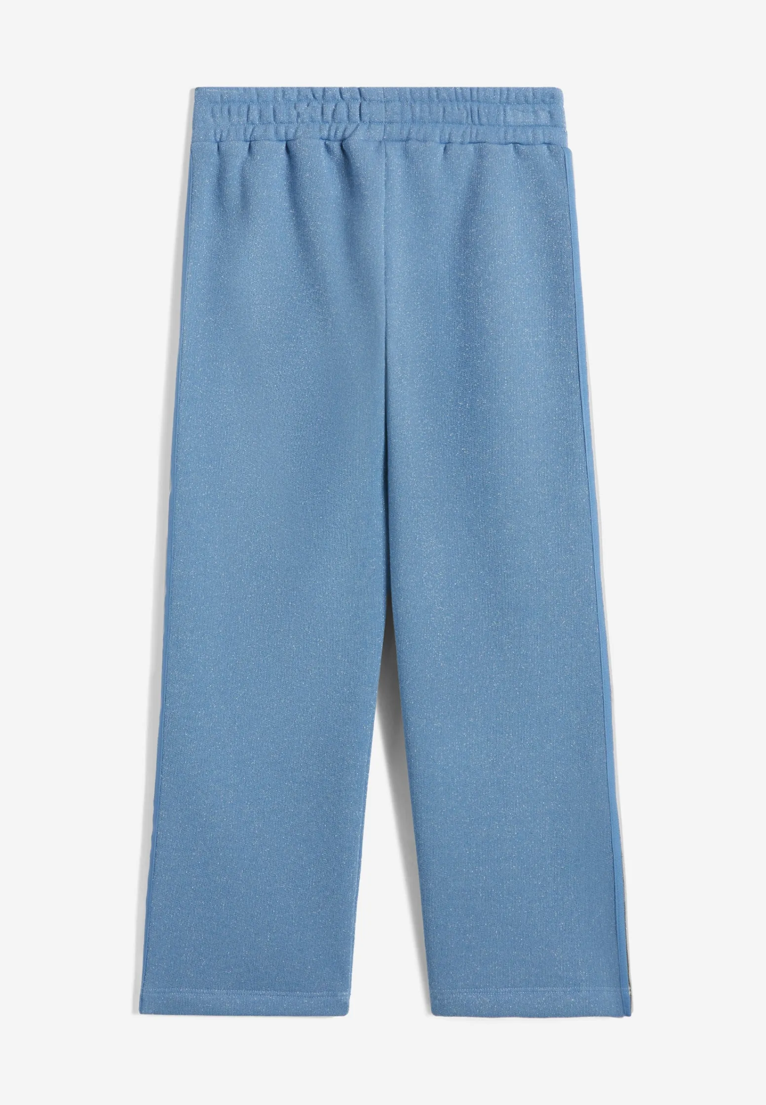 Freddy Pantaloni da bambina in cotone e lurex con gamba dritta- Pantaloni Sportivi