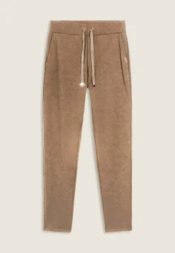 Freddy Pantaloni donna dritti in felpa garzata-Donna Pantaloni Sportivi