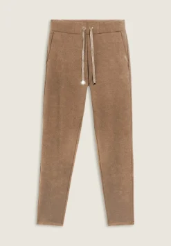 Freddy Pantaloni donna dritti in felpa garzata-Donna Pantaloni Sportivi