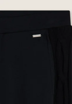 Freddy Pantaloni donna in felpa modal con banda a trecce-Donna Pantaloni Sportivi