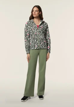 Freddy Pantaloni donna in felpa a Gamba Ampia con Vita Alta-Donna Fitness|Pantaloni Sportivi