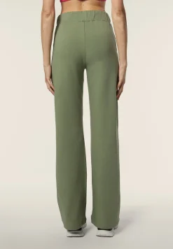 Freddy Pantaloni donna in felpa a Gamba Ampia con Vita Alta-Donna Fitness|Pantaloni Sportivi