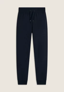 Freddy Pantaloni donna in felpa garzata con logo floreale sul fondo-Donna Pilates|Ginnastica