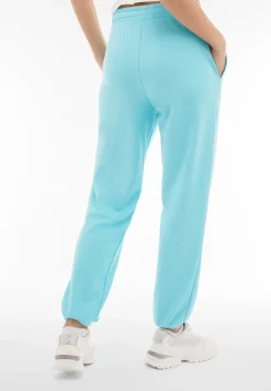 Freddy Pantaloni donna in french terry con stampa sul fianco-Donna Pantaloni Sportivi|Tutti I Pantaloni