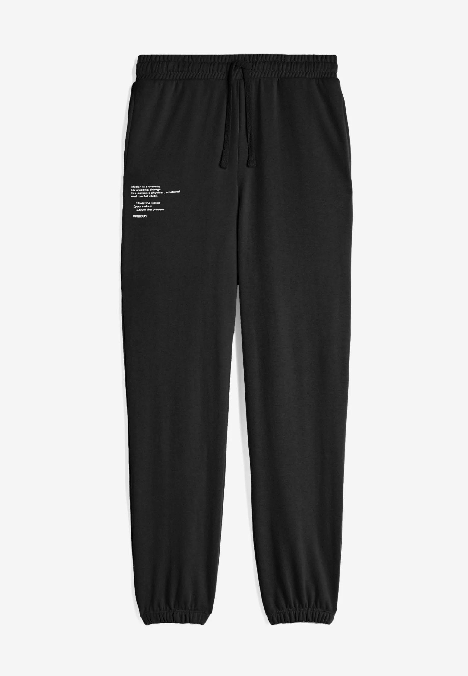 Freddy Pantaloni donna in french terry con stampa sul fianco-Donna Pantaloni Sportivi|Tutti I Pantaloni