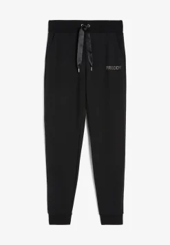 Freddy Pantaloni donna in french terry modal con fondo a polsino-Donna Ginnastica|Pantaloni Sportivi