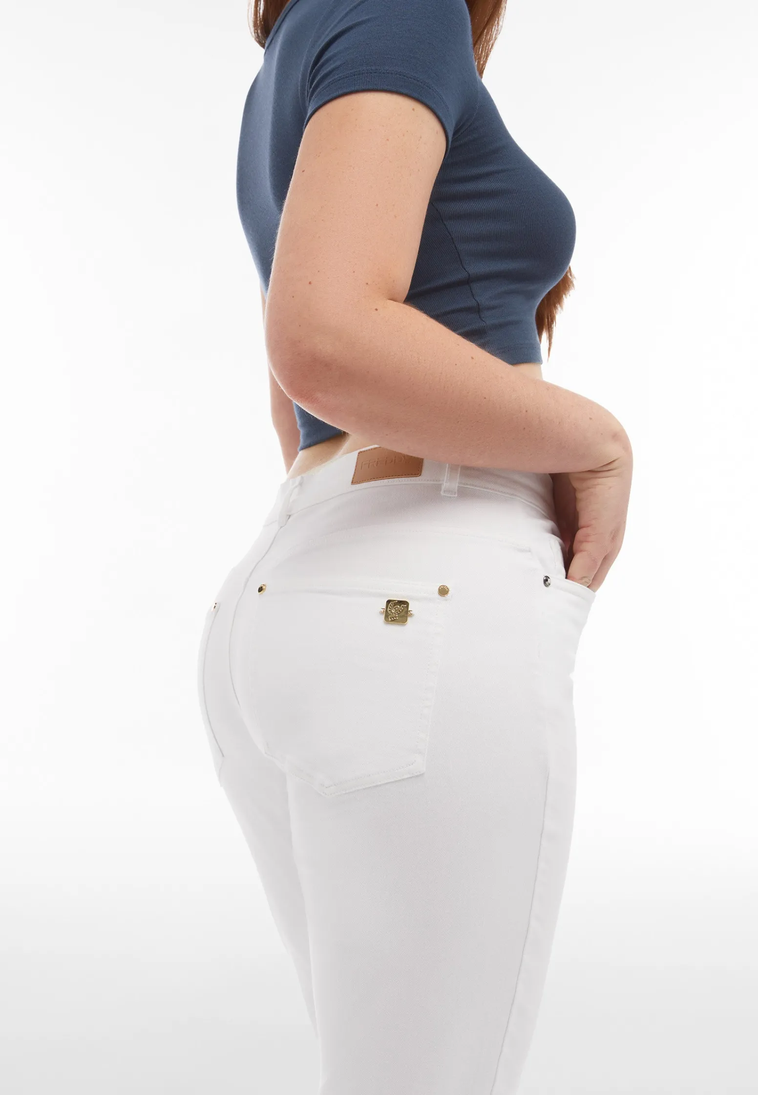 Freddy Pantaloni donna in navetta con vita regular e fit skinny-Donna Jeans E Pantaloni|Tutti I Pantaloni