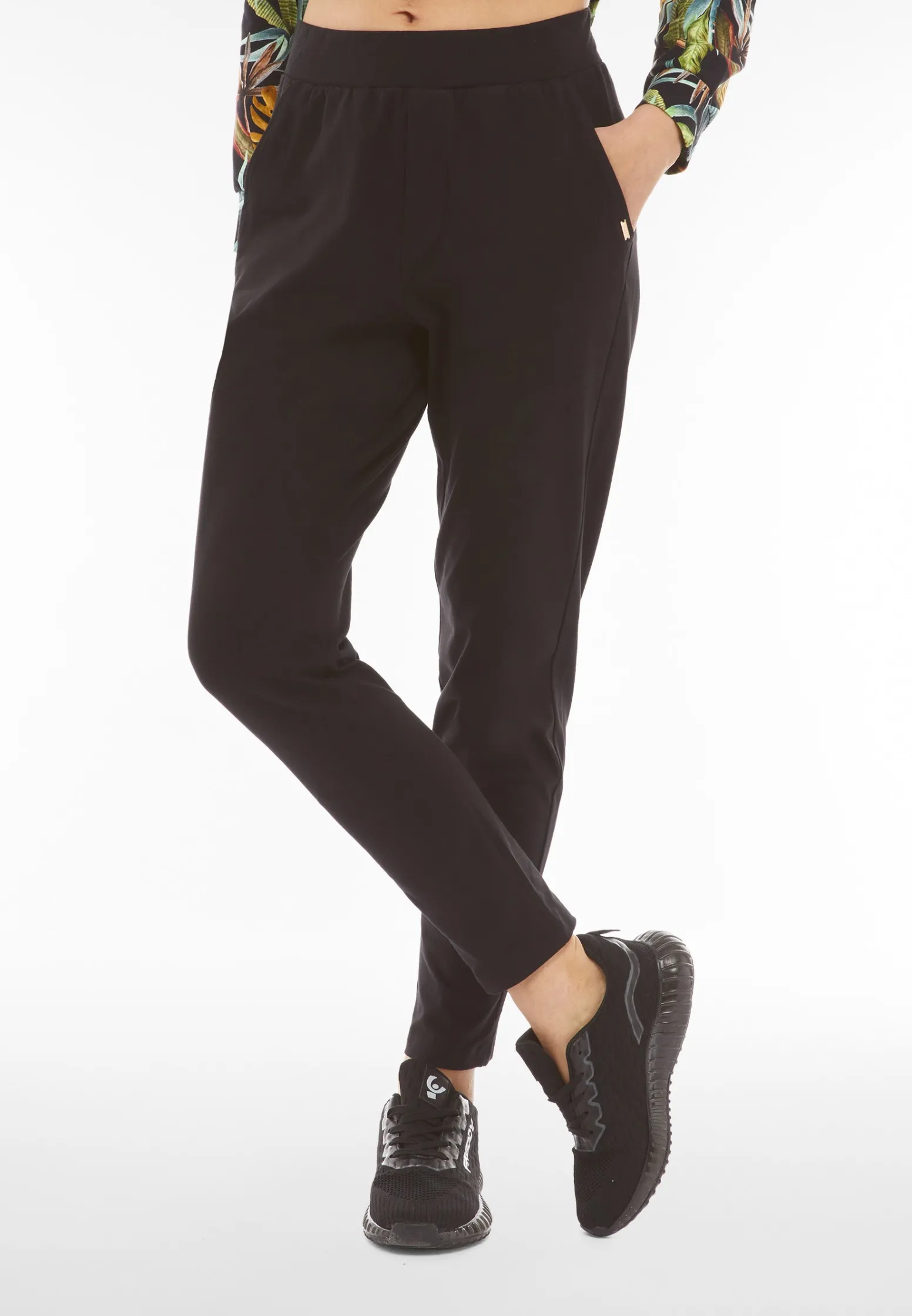 Freddy Pantaloni donna regular fit in jersey stretch-Donna Pantaloni Sportivi|Tutti I Pantaloni