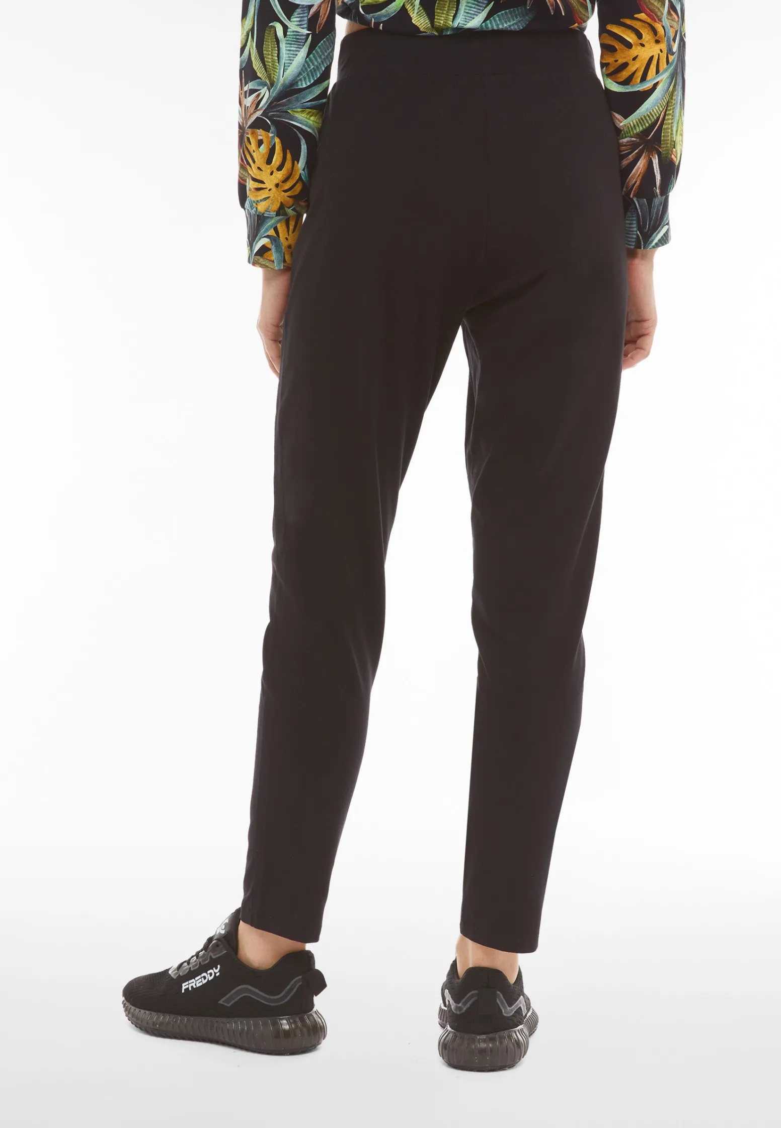 Freddy Pantaloni donna regular fit in jersey stretch-Donna Pantaloni Sportivi|Tutti I Pantaloni