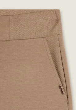 Freddy Pantaloni donna regular morbidi con dettagli micro-trecce-Donna Pantaloni Sportivi
