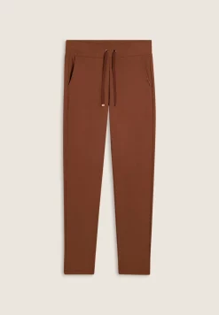 Freddy Pantaloni donna regular morbidi con dettagli micro-trecce-Donna Pantaloni Sportivi