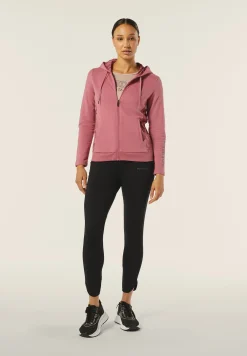 Freddy Pantaloni donna slim fit in felpa con apertura sul fondo-Donna Pilates|Ginnastica