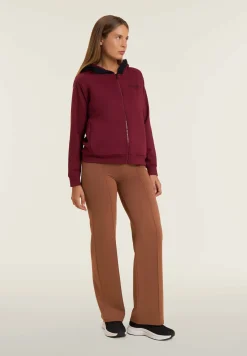 Freddy Pantaloni donna wide leg con cucitura centrale-Donna Pantaloni Sportivi