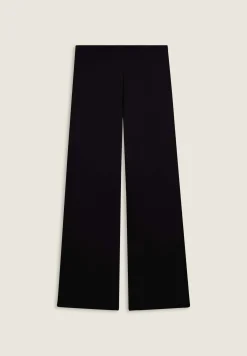 Freddy Pantaloni donna wide leg con cucitura centrale-Donna Pantaloni Sportivi