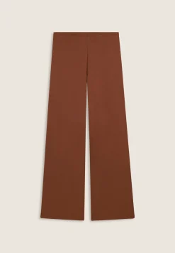 Freddy Pantaloni donna wide leg con cucitura centrale-Donna Pantaloni Sportivi