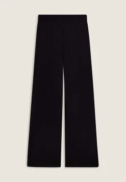 Freddy Pantaloni donna wide leg con dettagli micro-trecce-Donna Pantaloni Sportivi