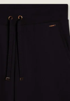 Freddy Pantaloni donna wide leg con dettagli micro-trecce-Donna Pantaloni Sportivi