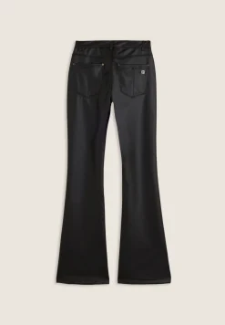 Freddy Pantaloni flare in similpelle con vita regular-Donna Jeans E Pantaloni|Tutti I Pantaloni