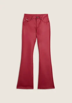 Freddy Pantaloni flare in similpelle con vita regular-Donna Jeans E Pantaloni|Tutti I Pantaloni