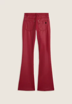 Freddy Pantaloni flare in similpelle con vita regular-Donna Jeans E Pantaloni|Tutti I Pantaloni