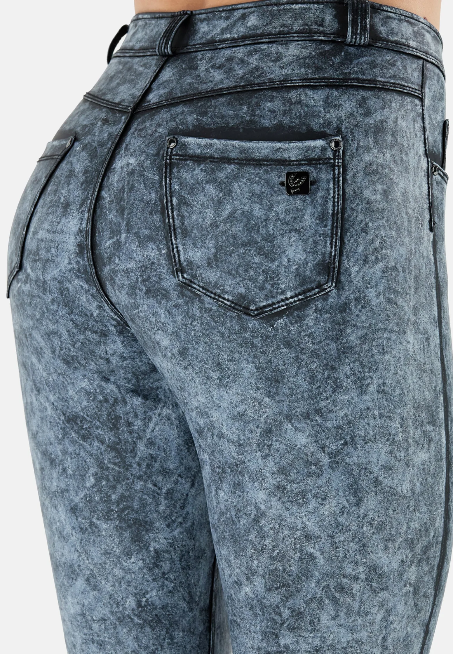 Freddy Pantaloni BLACK skinny in similpelle effetto used-Donna Jeans E Pantaloni|Tutti I Pantaloni