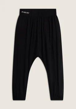 Freddy Pantaloni Harem Bambina in Cotone Elasticizzato- Pantaloni Sportivi