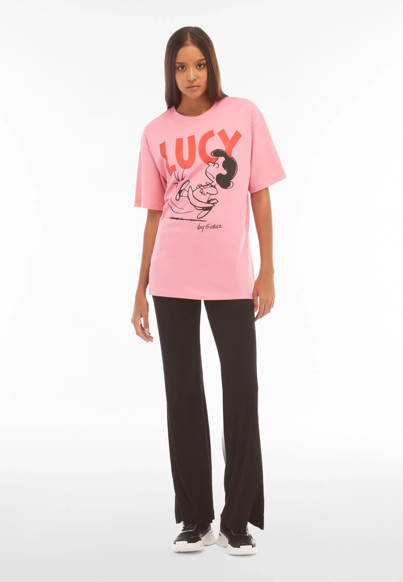 Freddy Pantaloni in costina dal fondo flare con spacchi laterali-Donna Pantaloni Sportivi|Tutti I Pantaloni