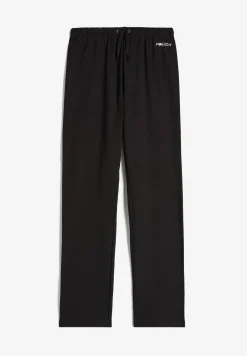 Freddy Pantaloni in cotone regular fit vita alta con coulisse-Donna Padel|Pilates