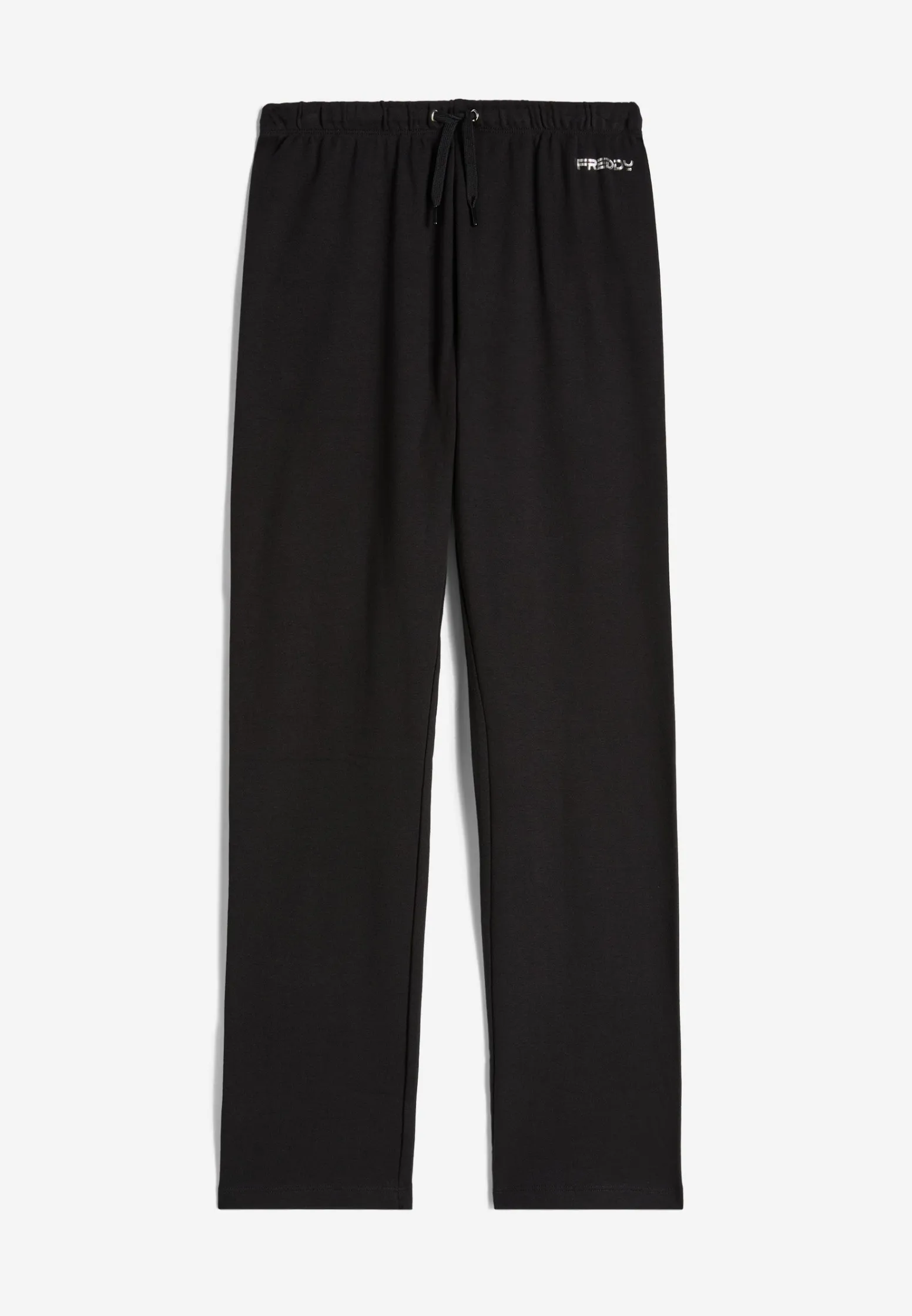 Freddy Pantaloni in cotone regular fit vita alta con coulisse-Donna Padel|Pilates