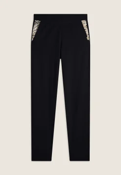 Freddy Pantaloni in jersey con apertura tasche animalier-Donna Pantaloni Sportivi|Tutti I Pantaloni
