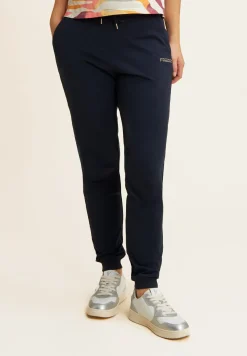 Freddy Pantaloni in jersey con fondo a polsino in costina-Donna Padel|Pilates