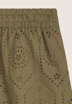Freddy Pantaloni in mussola doppiati in cotone ricamato Sangallo-Donna Pantaloni Sportivi|Tutti I Pantaloni
