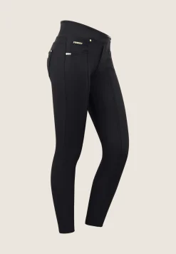 Freddy Pantaloni in Similpelle Laminata con Vita Alta a Incrocio-Donna Jeans E Pantaloni|Tutti I Pantaloni