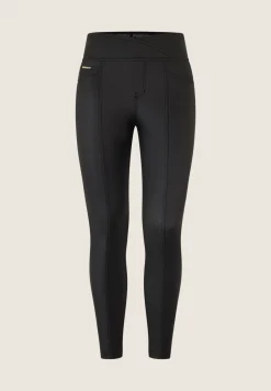 Freddy Pantaloni in Similpelle Laminata con Vita Alta a Incrocio-Donna Jeans E Pantaloni|Tutti I Pantaloni