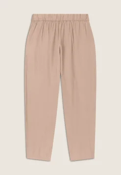 Freddy Pantaloni in Twill di Lyocell lunghezza cropped-Donna Pantaloni Sportivi