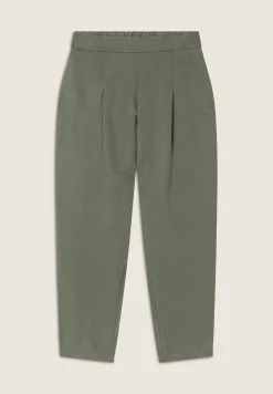 Freddy Pantaloni in Twill di Lyocell lunghezza cropped-Donna Pantaloni Sportivi