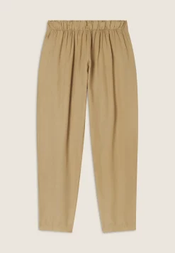 Freddy Pantaloni in Twill di Lyocell lunghezza cropped-Donna Pantaloni Sportivi