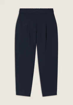 Freddy Pantaloni in Twill di Lyocell lunghezza cropped-Donna Pantaloni Sportivi