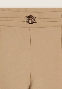 Freddy Pantaloni in viscosa con fondo asimmetrico-Donna Pantaloni Sportivi