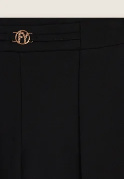 Freddy Pantaloni in viscosa con fondo asimmetrico-Donna Pantaloni Sportivi