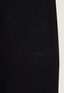 Freddy Pantaloni jogger donna in felpa garzata con elastico logato-Donna Pantaloni Sportivi|Tutti I Pantaloni