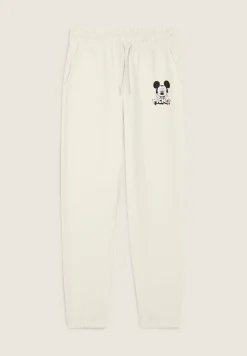 Freddy Pantaloni Jogger regular fit con stampa Mickey Mouse-Donna Pantaloni Sportivi