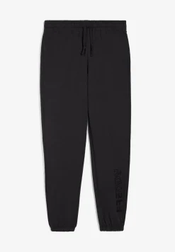 Freddy Pantaloni joggers da bambina in felpa con logo sul fondo- Pantaloni Sportivi