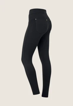 Freddy Pantaloni N.O.W. in jersey a vita alta con impunture-Donna Jeans E Pantaloni