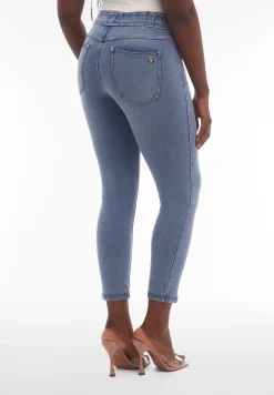 Freddy Pantaloni N.O.W.® jersey denim vita alta e spacchi sul fondo-Donna Jeans E Pantaloni|Tutti I Pantaloni