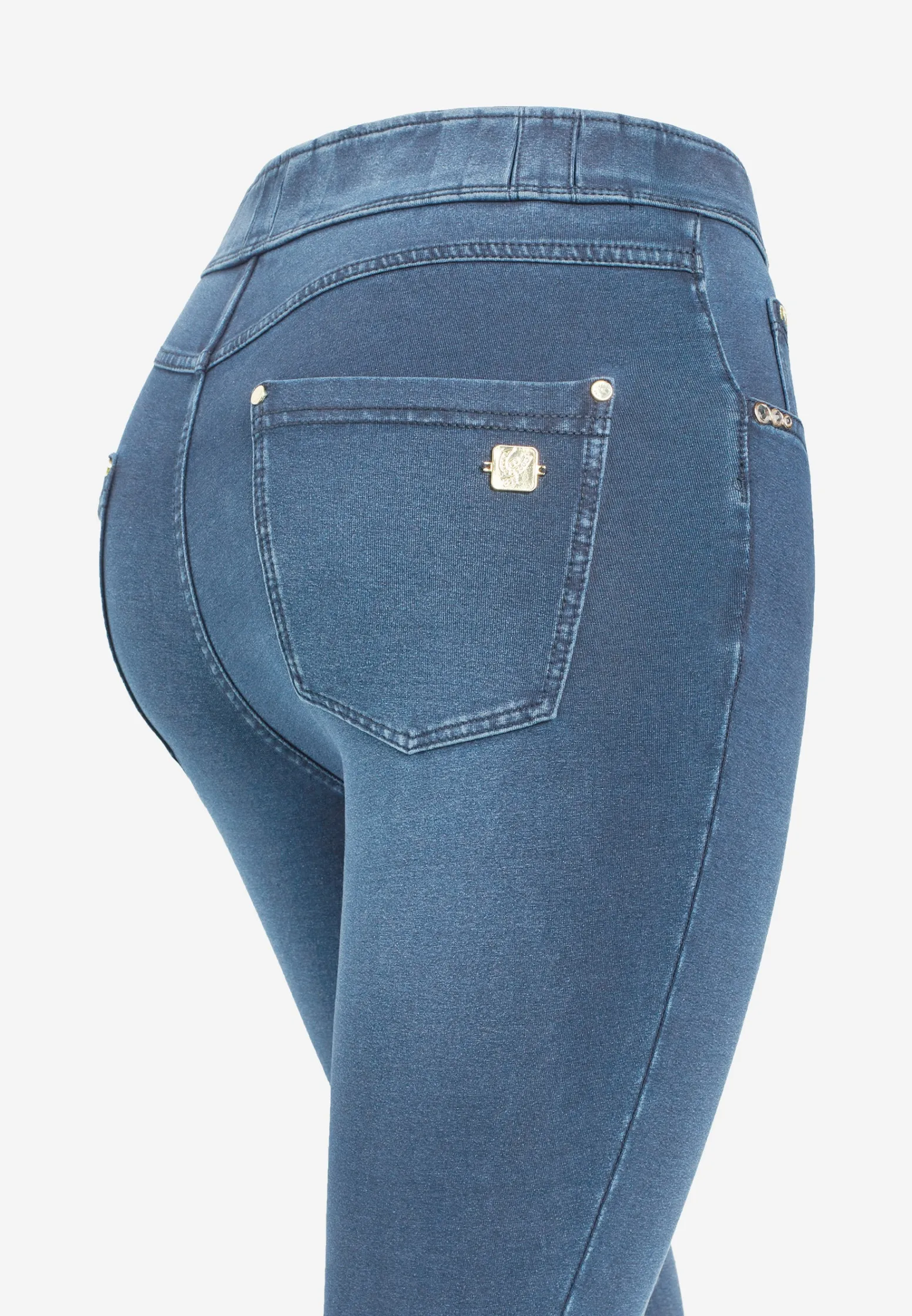 Freddy Pantaloni N.O.W.® jersey denim vita alta e spacchi sul fondo-Donna Jeans E Pantaloni|Tutti I Pantaloni