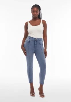 Freddy Pantaloni N.O.W.® jersey denim vita alta e spacchi sul fondo-Donna Jeans E Pantaloni|Tutti I Pantaloni